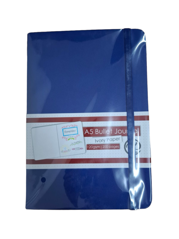 Kenzel A5 Bullet Journal Blue – Dot Grid Hardcover
